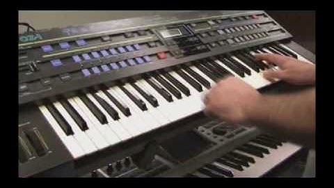 Casio CZ-1 Phase Distortion Synthesizer Preset Patch Demo