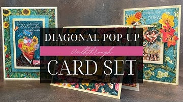 Diagonal Pop-Up Card Set Walkthrough featuring Let