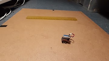 Smallest RP2040 robot moving (26×22×30mm l×w×h, 13.4g in total)