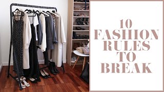 10 Fashion Rules to Break | Mademoiselle