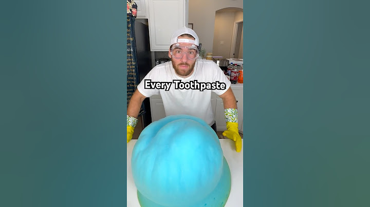 I Mixed Every Toothpaste Into One
