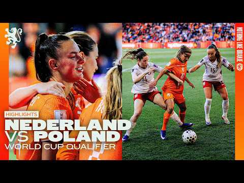 A performance to build on. 💪 | Highlights Nederland - Poland (World Cup Qualifier)