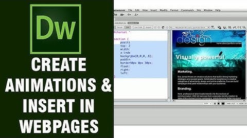 Web Designing Tutorial | Learn How To Create Animations and Insert In Webpages | Digital Teacher
