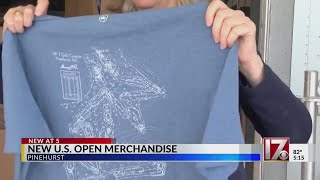 Exclusive: CBS 17 gets first look inside U.S. Open merch tent in Pinehurst