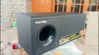 Review dan rekondisi subwoofer psw 500 mode Polytron model rebah