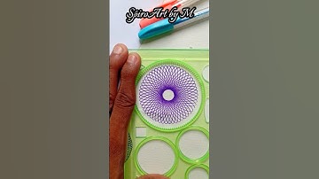 Drawing Perfect Circles With Just a Toy! #shorts #spirograph #asmr #art #relaxing