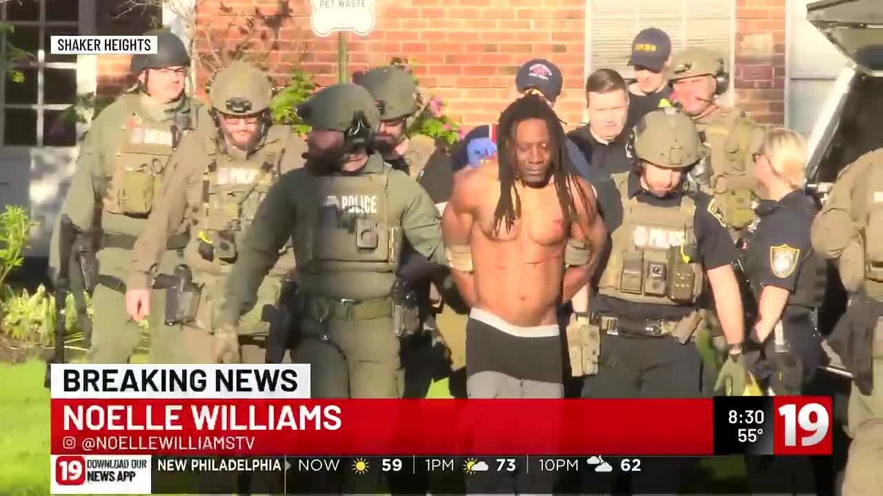 Man arrested after hours-long standoff in Shaker Heights - YouTube