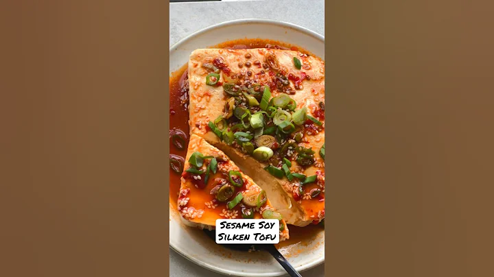 10-Minute Silken Tofu. 8-Ingredients, budget-friendly. Add protein to meals easily. #veganrecipes