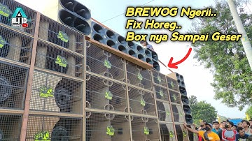 Asli Ngeri..BREWOG Cek Sound 16 Subwoofer box Planar & Cobre bikin senam jantung