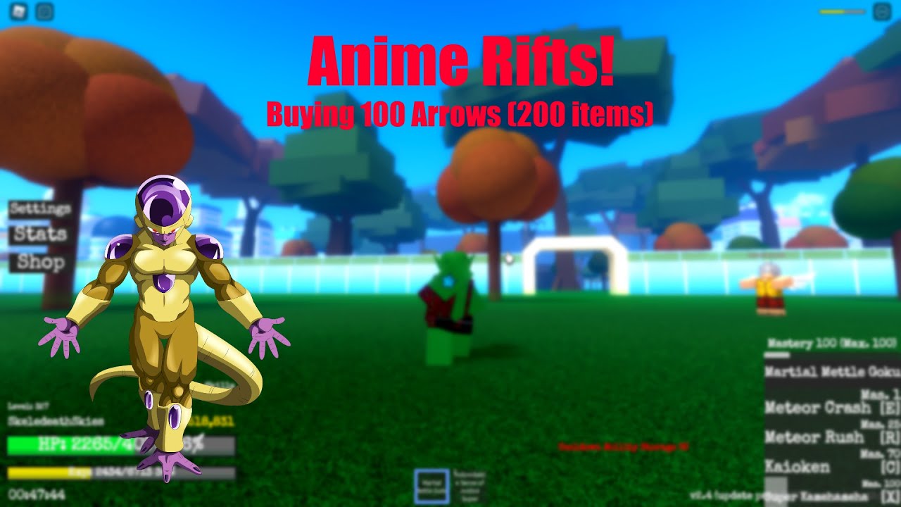 Buying 100 Arrows (200+ Items) | Anime Rifts | - YouTube