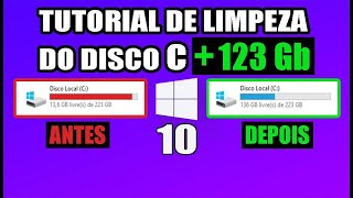 COMO LIMPAR E LIBERAR MUITO ESPAÇO no DISCO LOCAL C - (GANHO de 123Gb) screenshot 3