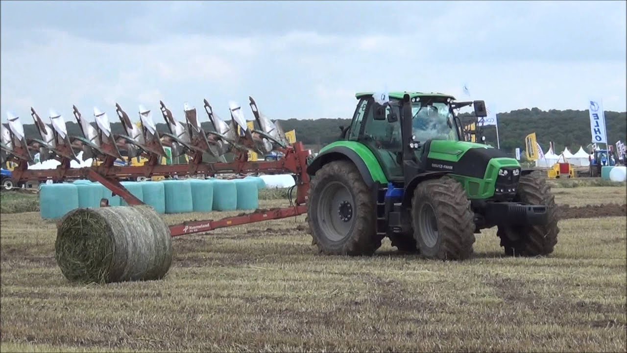 Deutz Fahr 7250 TTV & Kverneland PG 100. Demoagro.