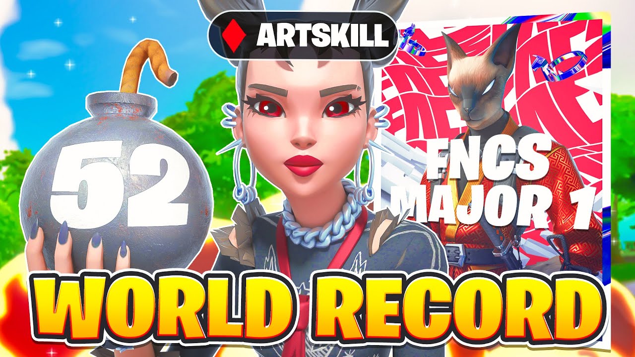 WORLD RECORD 52 KILLS IN FNCS... 🏆 | Artskill