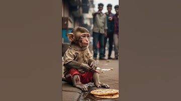 Why did the poor monkey do this? You will be surprised to know the whole truth 😲|