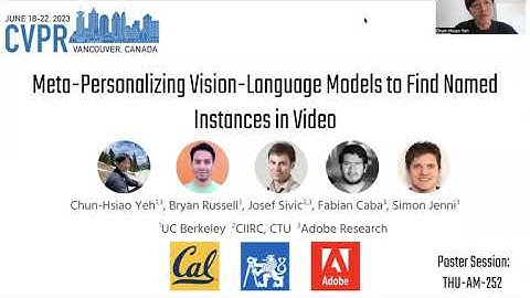[CVPR 2023] Meta-Personalizing Vision-Language Models To Find Named Instances in Video