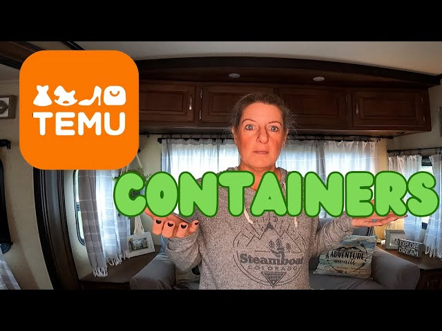 Temu RV Kitchen Container Haul 