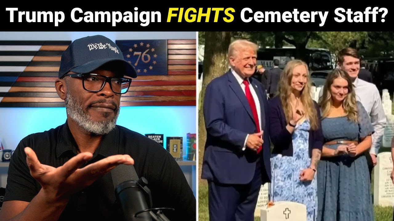 Trump Campaign Gets Into ALTERCATION At Arlington National Cemetery!