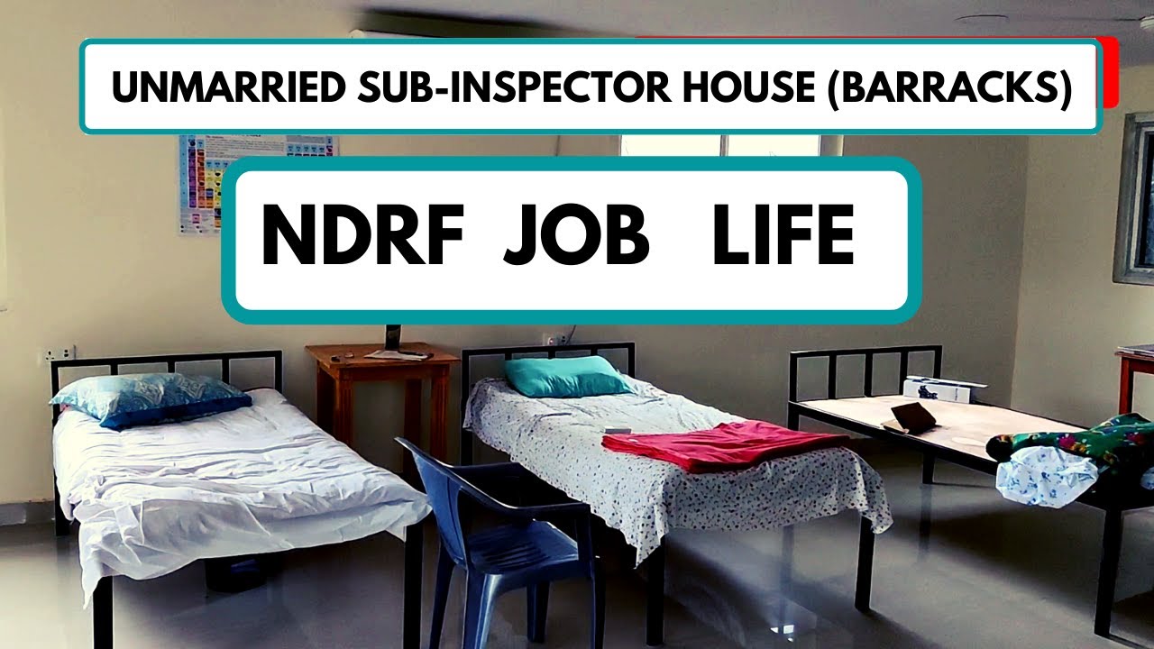 NDRF Unmarried Sub-Inspector House (Barracks) Tour || National Disaster Response Force Andaman