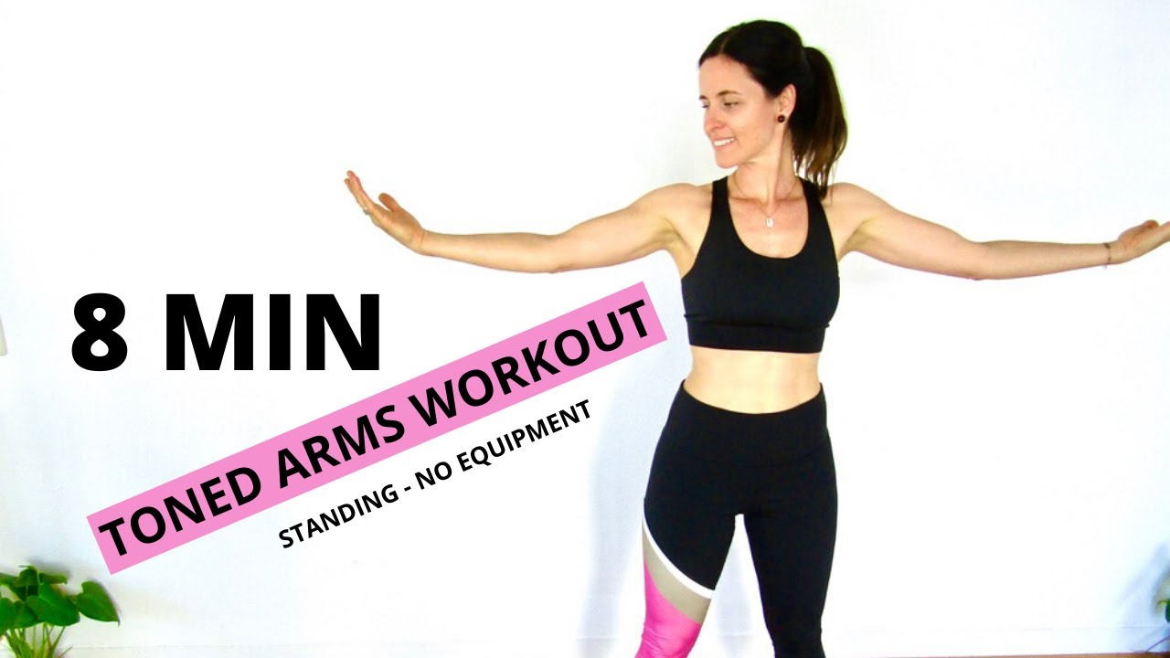  10 Minute Arm Workout No Weights Standing for Burn Fat fast