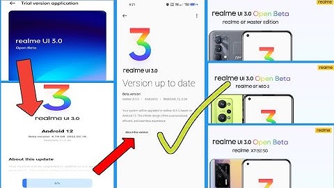 (February 2022)Beta Early Access Apply And Install Realme Ui 3.0 Update For Realme GT Master Edition