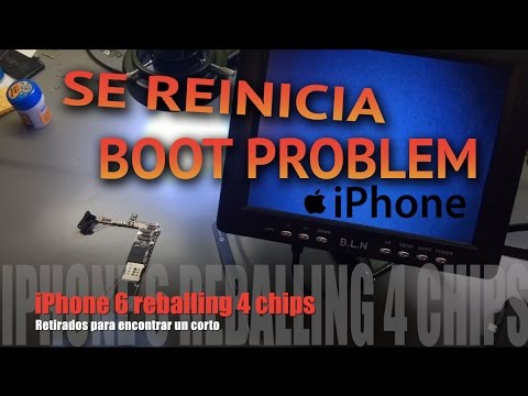 iPhone 6 Plus se reinicia tras reparación táctil, reballing 4 chips -  YouTube