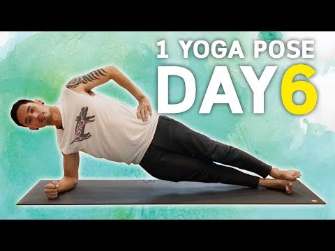 ฝึกโยคะ 1 ท่า (เกือบ) ทุกวัน Day6 Side Plank | โยคะเบื้องต้น kiartyoga