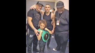 MR. MUHAMMAD RECEIVES BLESSINGS ($$) FROM TEOFIMO LOPEZ FATHER BEFORE TEOFIMO JR LOSES TO KAMBOSOS