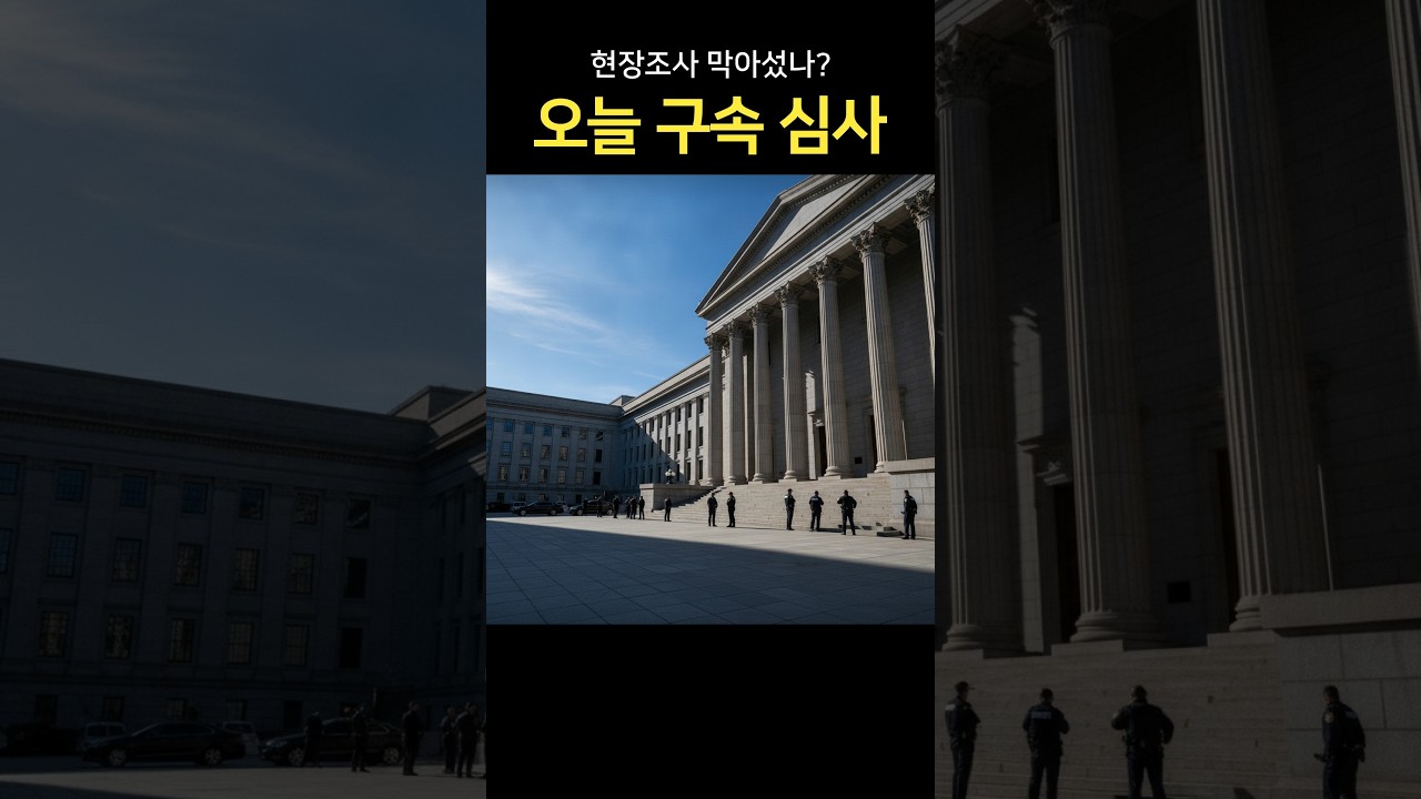 🚨 [속보] 국조특위 방해 60대 구속심사 #Shorts