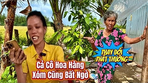 Trinh và cô hoa hàng xóm quá thân đến nên ai cũng bất ngờ #haivitmoinhat #trinhkho #côhahangxom