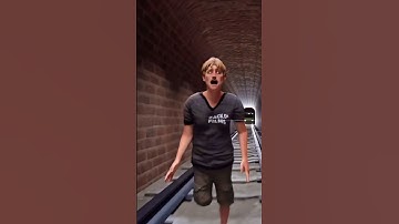 How to survive in A Subway Tunnel 😬#new #trending #shorts #video