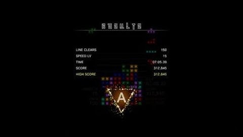 Tetris Effect: Marathon Mode | A-rank
