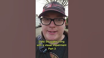 Daily Struggles of living with a visual impairment, part 3#visuallyimpaired #vi #walking #disability