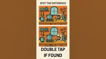 Spot All 6 Kitchen Differences! 🍳☕  Tricky Visual Puzzle Challenge