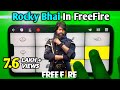 Rocky Bhai In FreeFire 😂 | KGF × Freefire BGM On Walkband | Free fire New Song By SB GALAXY