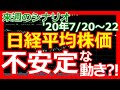 【日経平均株価】’20年7月20日(月)～22日(水)来週のシナリオと【公開】大損を避けチャンスを掴むメンタルの作り方/来週の日経平均は4連休控えて様子見、不安定な動きとなるのでしょうか？