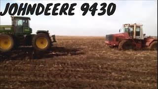 ДЖОН ДИР 9430 ВЫТЯГИВАЕТ КИРОВЕЦ К744 ИЗ ГРЯЗИ!!! JOHN DEERE!!!