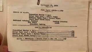 Scrambled Brains & Eggs - MENU vintage 1939 reading, bring your appetite!
Reading of vintage 1939 menu. Can you guess where the restaurant was, or is?? Scrambled Brains & Eggs - MENU vintage 1939 reading, bring your appetite!