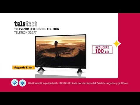 Reclamă ALTEX - Televizor TELETECH - mai 2016