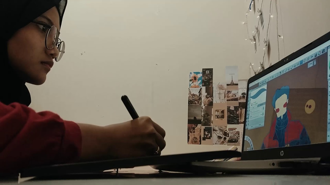 Fashion design digital using pen tablet (autodesk sketchbook) - YouTube