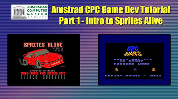 Amstrad CPC Game Development Tutorial - Part 1 - Intro to Sprites Alive