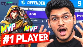I Got MVP TWICE & Became #1 Player in Core Runners! 😱 #JustKivo #CoreRunners screenshot 1
