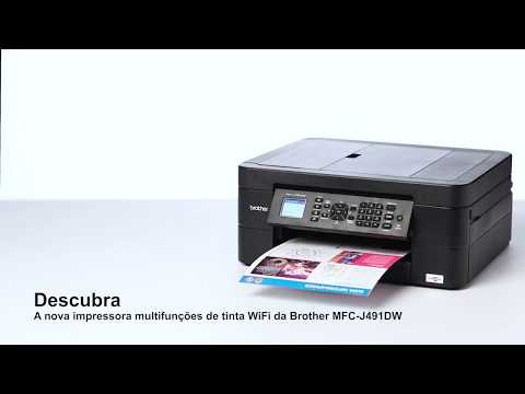 Product Tour Brother MFC-J491DW. Impressora multifunções de tinta WiFi