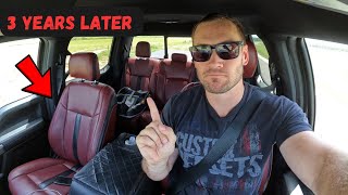 Katzkin Leather Seats 3 Year Review! Did They Hold Up? (Ford F150 Red Leather)