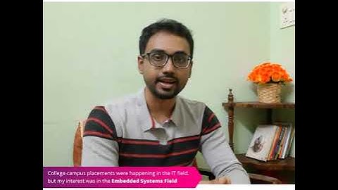 Embedded System Online Course with Placement | Mohamed Safeeulla placed in Qualcomm | Student Review