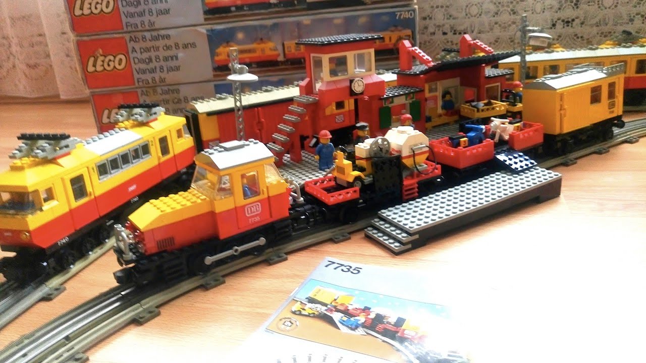 LEGO vintage trains - YouTube