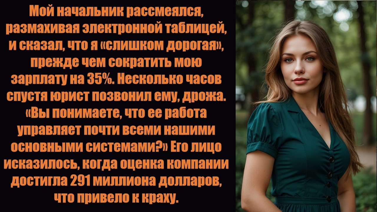 Мой новый начальник рассмеялся и сказал, что я зарабатываю слишком много, а затем спровоцировал кат.