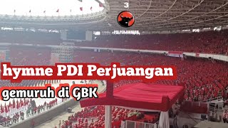 Hymne PDI Perjuangan gemuruh di GBK