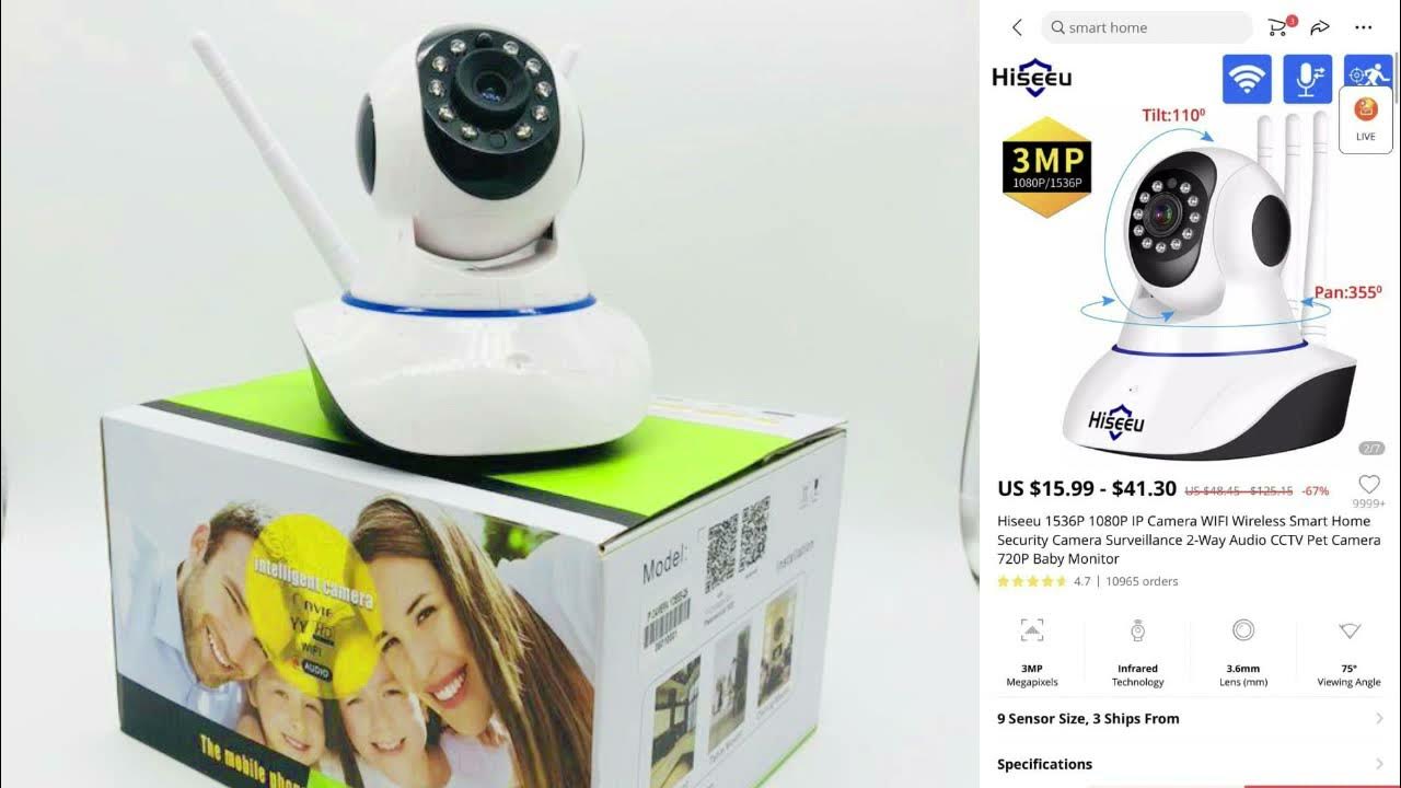 Connect Wifi IP Surveillance Camera to Smartphone Mobile Phone😎With the  APP 👉YOURS SMART 2022👈 