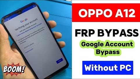 Oppo A12 (CPH2083) FRP Bypass / Google LockBypass Oppo A12 FRP Unlock Easy Method Without Pc💯✅