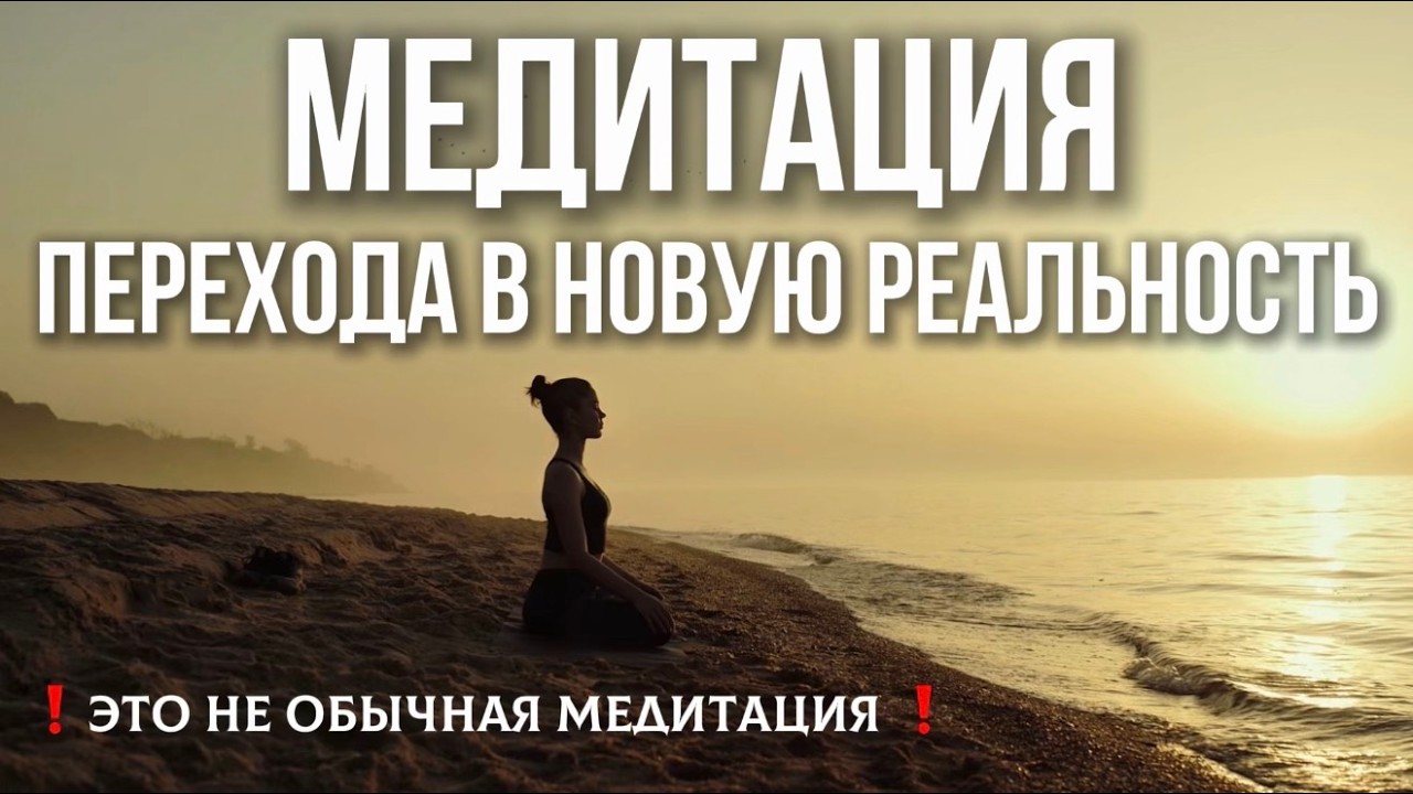 Медитация перехода в новую реальность | Активация самоценности + Контакт с телом